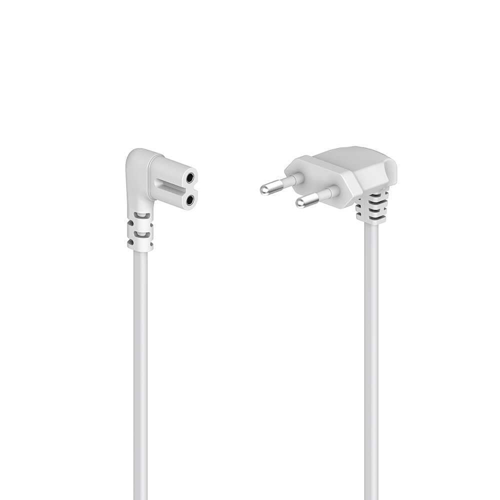 hama-hama-power-cable-angled Euro Plug White 5.0m
